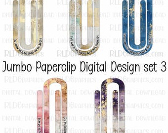 Acrylic Paper Clip Bundle Set 3 | Religious Scripture Sublimation Bookmark Templates | Digital Download for Acrylic Jumbo Paperclips