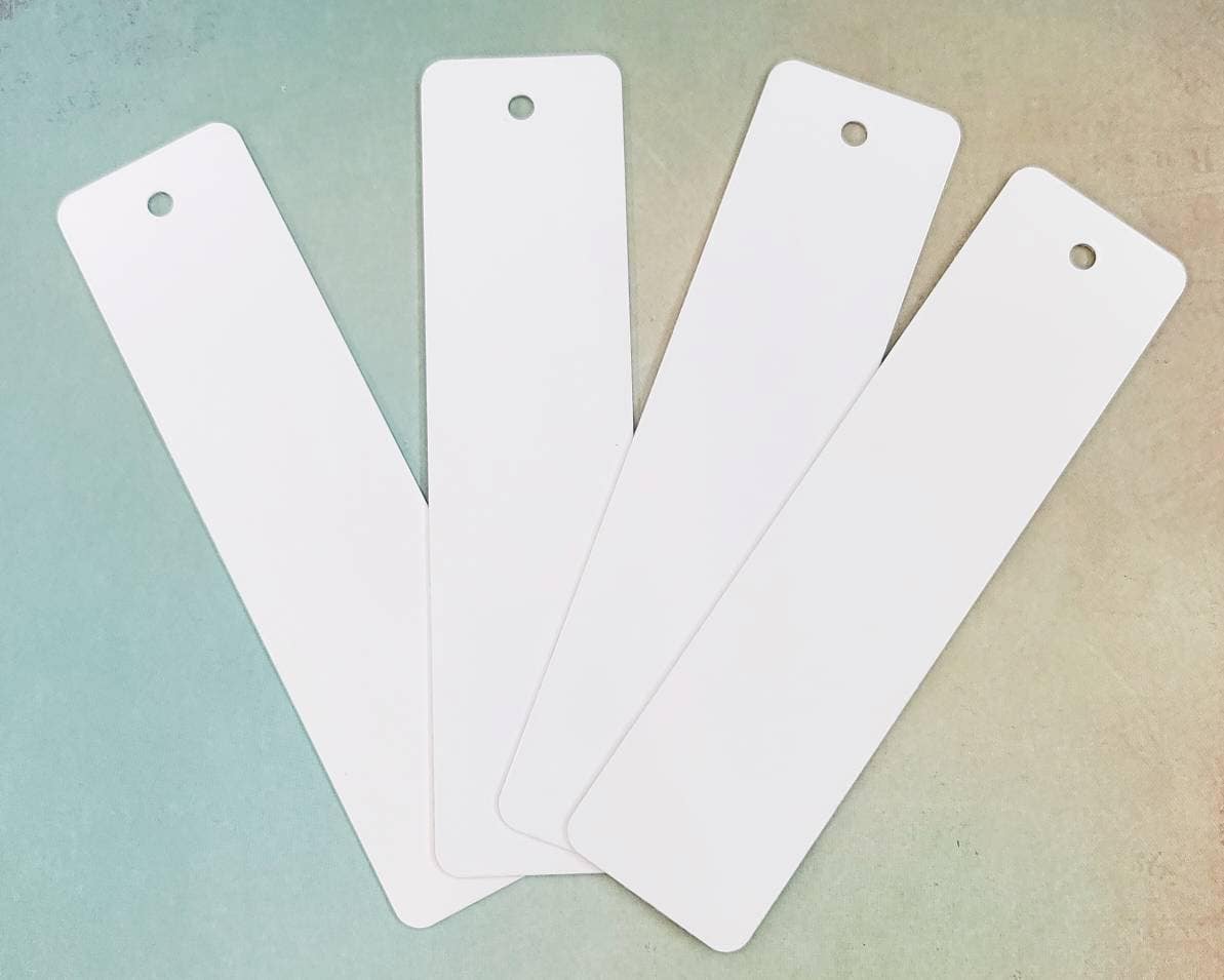 White Acrylic Blank Teacher Sublimated Bookmark (WC1592)