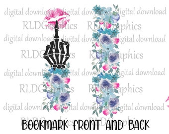 Sublimation Bookmark Middle Finger with Lips Adult Humor Sublimation Design Download Graphic PNG Digital Download With Commercial License