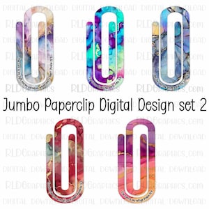 ジャンボ ペーパークリップ バンドル セット 2 | 宗教的な聖書昇華ブックマーク テンプレート | アクリル クリップのデジタル ダウンロード