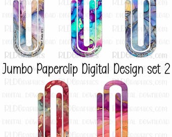 Jumbo Paper Clip Bundle Set 2 | Religious Scripture Sublimation Bookmark Templates | Digital Download for Acrylic Clips