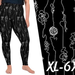 Art Lady Plus Size Leggings