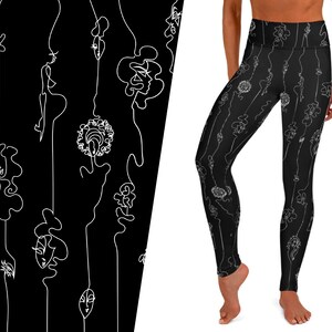 Art Lady Yoga Leggings