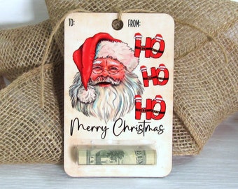Santa Christmas Money Holders, Money Stocking Stuffers, Santa's Favorite Gifts, Funny Christmas Cash Holiday Money Holders, Teen Gift Ideas