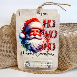 Santa Christmas Money Holder Card, Stocking Stuffer Gift