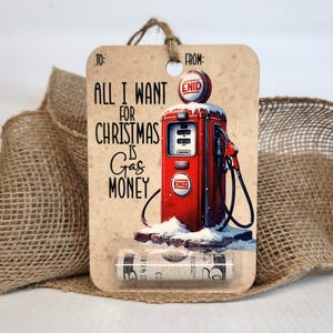 Monederos navideños, calcetines navideños con dinero, regalos favoritos de Papá Noel, dinero para gasolina, divertidos monederos navideños
