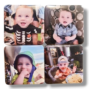 Custom Photo Magnets, Picture Magnets for Fridge, Personalized Refrigerator Magnet, Picture Magnet, Personalized Gift for Mom, Grandma Gift