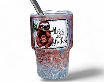 Custom Sloth Shot Glass: Funny Bachelorette Party Gift