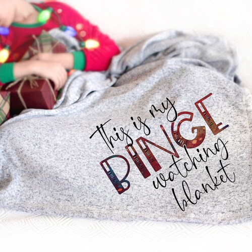 This is My Netflix and Chill Blanket Movie Watching Blanket Etsy