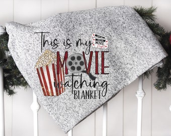 This is My Movie Watching ThrowBlanket, Movie Watching Blanket, Sweater Fleece Blanket, Movie Throw Blanket, Snuggle Throw