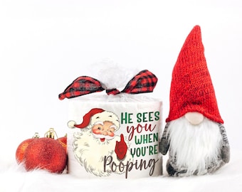 Funny Christmas Toilet Paper: Gag Gift, Secret Santa Gift