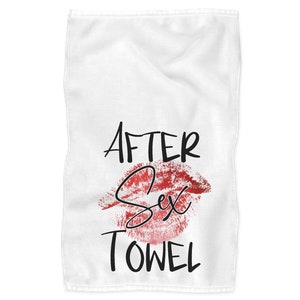 After Sex Towel, Funny Valentines Day Gift Idea For Boyfriend, Funny Husband Gift, Mature Gag Gift, Wedding Gift For Him