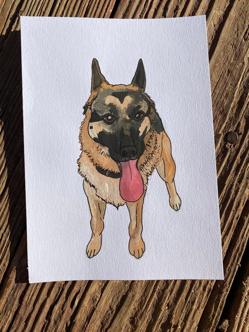 Custom Pet Portrait 5x7