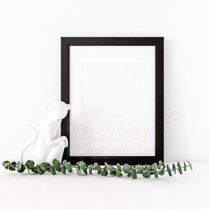 Black Frame Mockup, Modern Frame Mockup, Minimalist Frame mock up, Mockup frame, Picture frame mockup, Digital mockup, 8X10 11X14  mockup