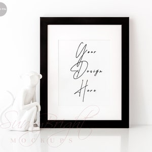 Black Frame Mockup, Modern Frame Mockup, Minimalist Frame mock up, Mockup frame, Picture frame mockup, Digital mockup, 8X10, 11X14, JPG file