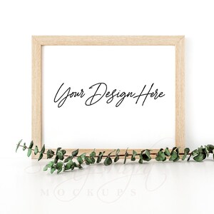 Plain Frame Mockup, Wood frame mockup, Mockup frame, Picture frame mockup, Styled Photo, Artwork mockup, 8X10, 11X14, 16X20, JPG file