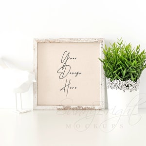 Wood frame photo, Wood sign mockup, Farmhouse Sign Mockup, Wedding sign Mockup, Mockup frame, Box sign mockup, Styled mockup, 1X1, JPG