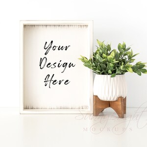 Wood Sign Mockup, Plain Wood Sign, Blank wood sign, Wood frame mockup, Farmhouse Sign Mockup, Mockup frame, Box frame sign mockup, JPG file