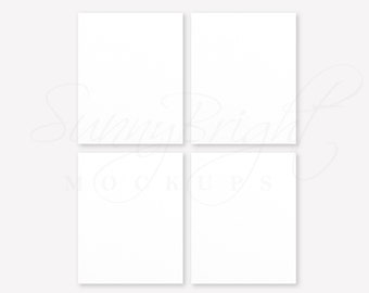 Plain Canvas Mockup Set, Wall Art Display (JPG file)