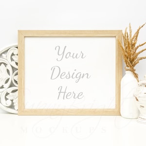 Farmhouse Frame Mockup, Wood Sign Mockup, Landscape Mockup, Farmhouse mockup, Contemporary mockup, Mockup frame, 8X10, 16X20, 24X30