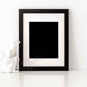 Black Frame Mockup, Modern Frame Mockup, Minimalist Frame mock up, Mockup frame, Picture frame mockup, Digital mockup, 8X10, 11X14, JPG file