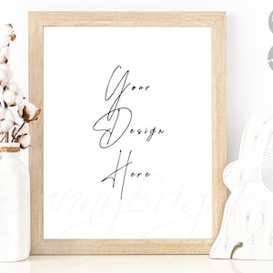 Easter frame mockup, Easter Sign Mockup, Wood Frame Mockup, Wood sign mockup, Farmhouse Mockup, Mock up frame, 8X10, 16X20, JPG file