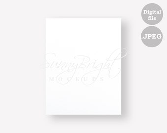 11x14 Plain Canvas Mockup, Wall Art Display (JPG File)