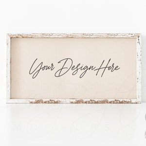 Mockup av bondgårdsskylt i trä, 12x24 enkel skylt (digital nedladdning)