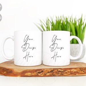 Mug mockup, Coffee Mug Mockup, Cup Mockup, 2 cups mockup, 2 mugs mockup, Classic mug mockup, Sublimation Mockup, POD mockup, 11 oz mockup