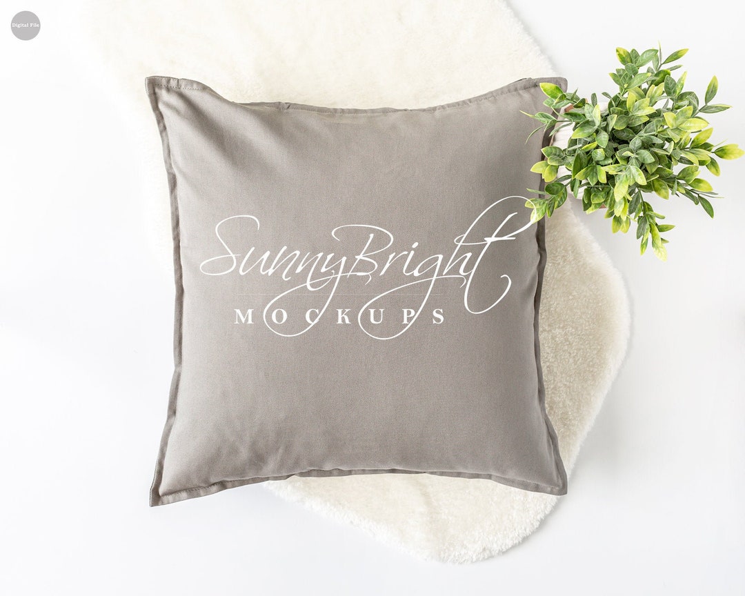 Pillow Mockup, Square Pillow Mockup, Cushion Mockup, IKEA Pillow Case