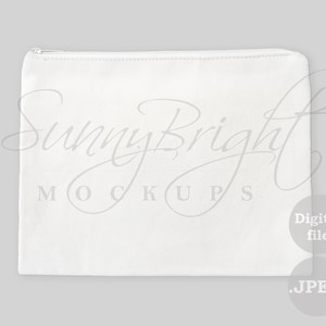 Cosmetic Bag mockup, Make up Bag mockup, Canvas Bag mockup, Sublimation Makeup Bag mockup, Zip case mockup, Cosmetic Bag Photo, JPG file