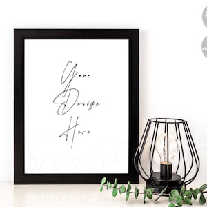 Black Frame Mockup, Modern Frame Mockup, Minimalist Frame mock up, Mockup frame, Picture frame mockup, Digital mockup, 8X10 11X14  mockup