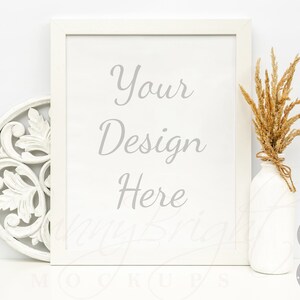 White Wood Sign Mockup, Wood Frame Mockup, Sign Mockup, Farmhouse mockup, Blank wood sign, Mockup frame, Mockup sign, 8X10, 16X20, 24X30