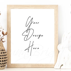Easter Sign Mockup, Easter frame mockup, Wood Frame Mockup, Wood sign mockup, Farmhouse Mockup, Mock up frame, 8X10, 16X20, JPEG file