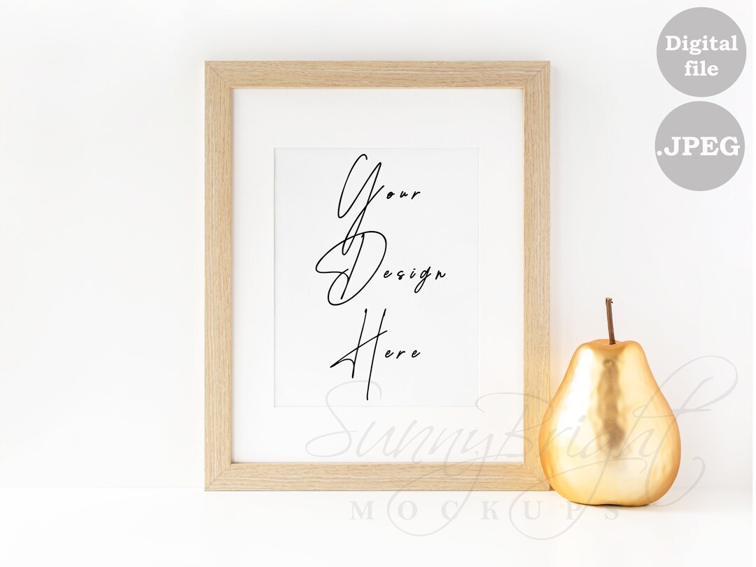 Frame Mockup Wood Frame Mock Up Wedding Frame Mockup Blank Etsy