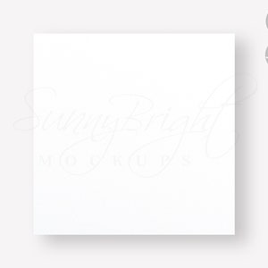 Plain Square Canvas Mockup, 1X1 ratio, Wall art mockup, Minimalist canvas mockup, Digital Poster mockup, Plain card mockup, JPG mockup