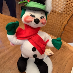Vintage Annalee Mobilitee Snowman Doll