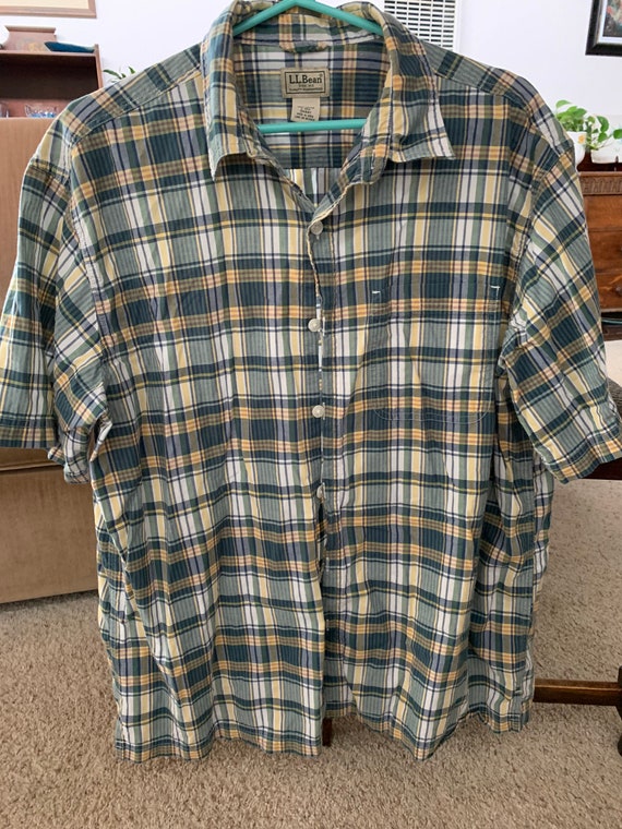 Ll bean mens shop short sleeve shirts