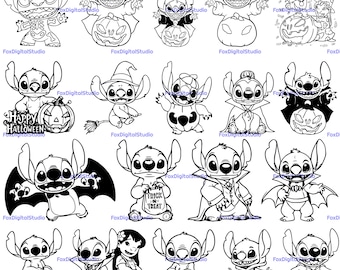 Paquete de los 40 mejores diseños de Halloween en SVG/DXF/PNG