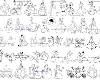 50 SVG / DXF / PNG Best Designs Bundle