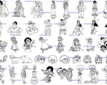 Paquete de los 40 mejores diseños en SVG/DXF/PNG