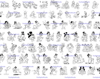 Paquete de 70 diseños SVG/DXF/PNG