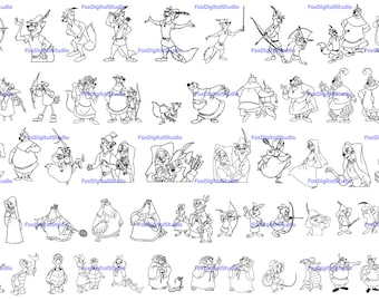 58 SVG / DXF / PNG Best Designs Bundle
