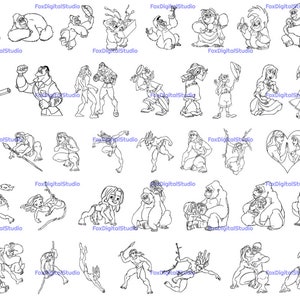 45 SVG/PNG/DXF Best Designs Bundle