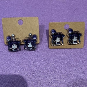 Wanderer clip on and stud earrings