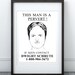 Dwight Schrute the Office Print, This Man is A Pervert-printable - Etsy