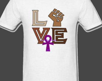 Love with Black Fist Shirt