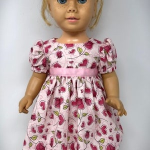 20 inch Chatty Cathy Doll Dress & Bloomers, Hearts and Roses