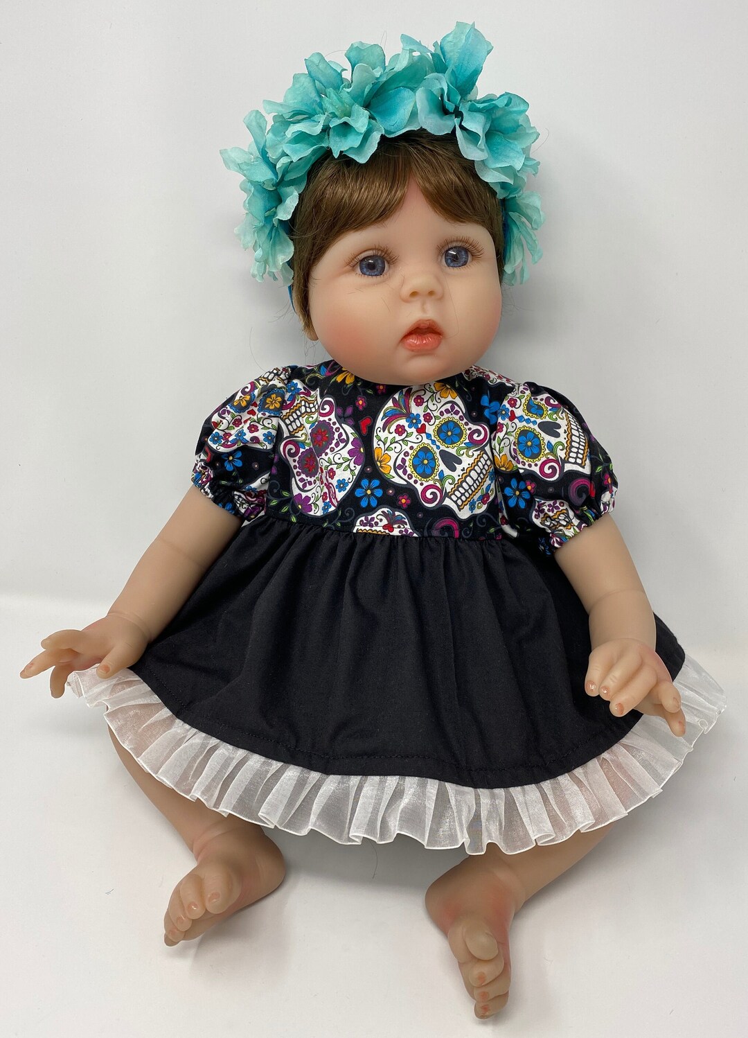 20 22 Inch Baby Doll Halloween Dress Bloomers & Headpiece Etsy