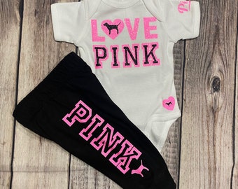 baby victoria secret pink outfits